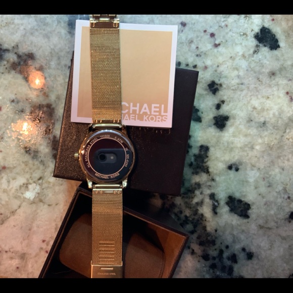Michael Kors Gold tone stainless steel Watch NEW main image 7